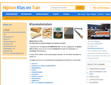 Tablet Screenshot of klusentuin.nl